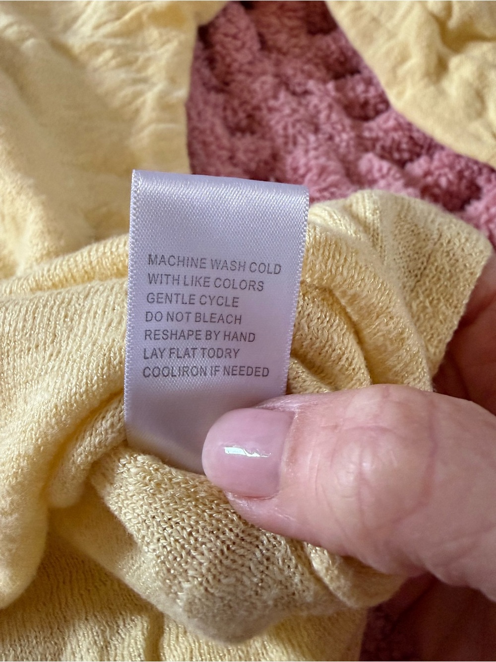 Stitchdrop Butter Yellow V-Neck Oversized Knit Top XS - Picture 6 of 6